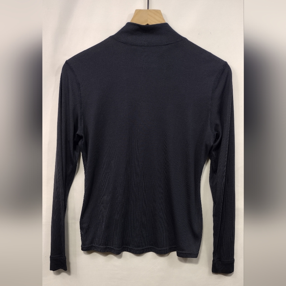 Patagonia Lightweight Athletic 1/4 Zip Top Women's MP Black Outdoor Sporty - Picture 5 of 8